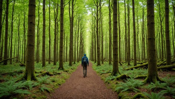 Randonnées à travers la forêt de brocéliande