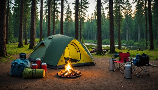Top 10 des accessoires de camping de plein air​ à ne pas oublier chez soi !
