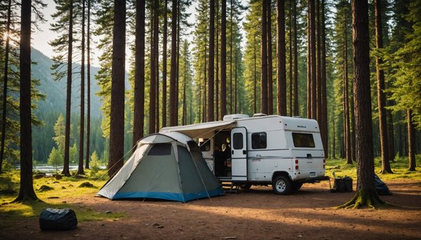 Aires de camping gratuites : où les trouver et comment en profiter